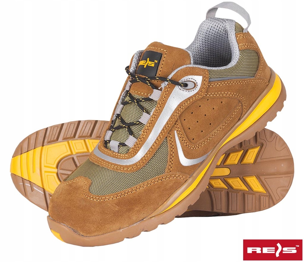 Buty robocze ze Skóry Zamszowej , Podeszwa antypoślizgowa, olejoodporna-R43