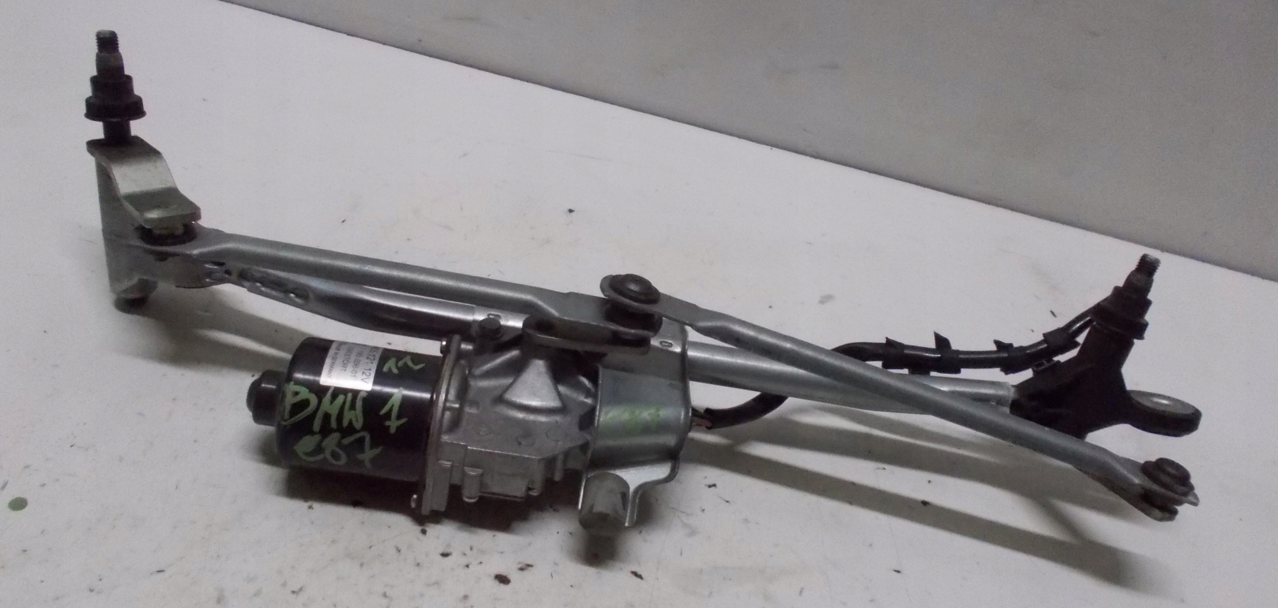 BMW E87 2.0 D 11R wiper mechanism front 7192963 7193036