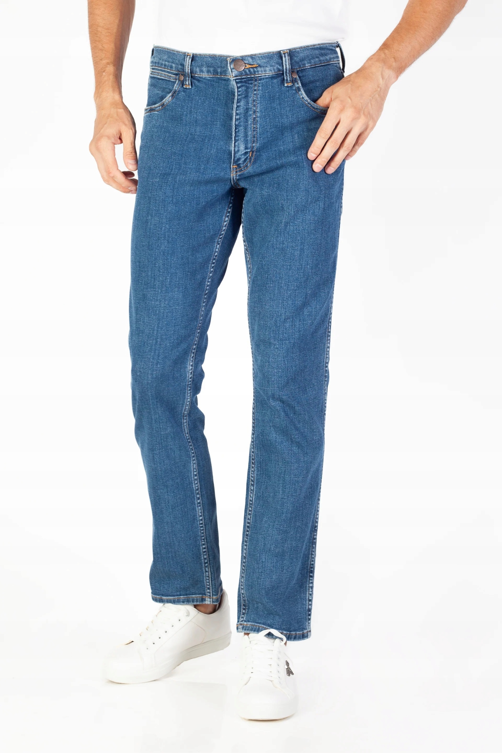 Pánské džíny Wrangler Greensboro W32 L34 Alive 112339308 W15Q007145 Jednoduché