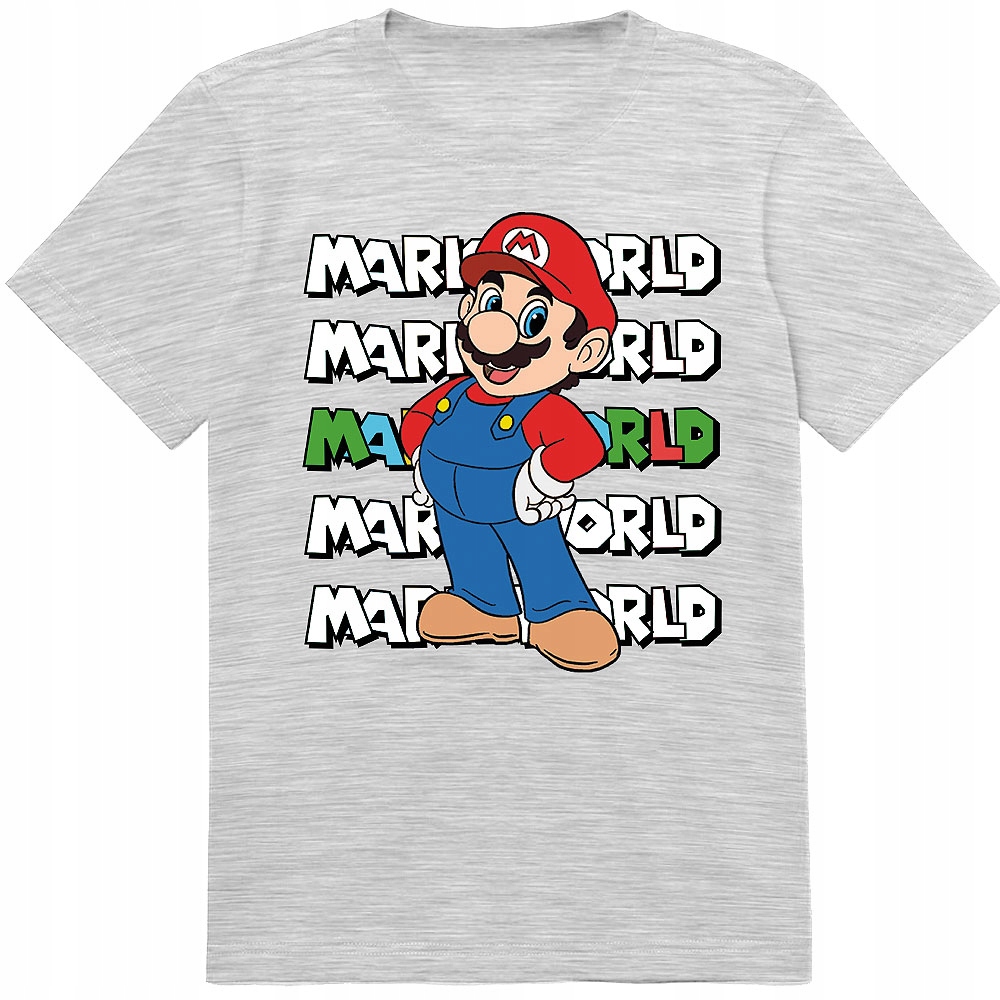 ZESTAW 3W1 KOSZULKA DLA DZIECI TATUAŻE NAKLEJKI SUPER MARIO BROS 164 JAKOŚĆ Rozmiar XL