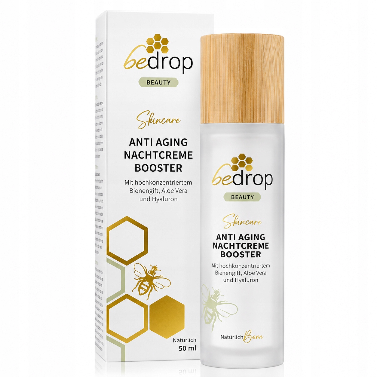 Bedrop Beauty Anti Age Booster Krem Na Noc Z Jadem Pszczelim 50 ML