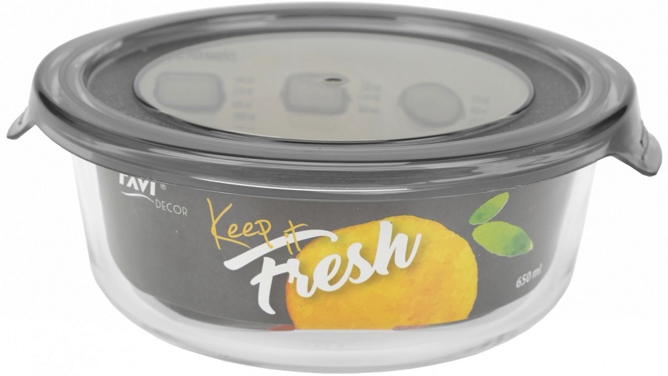 

Pojemnik Na Żywność Żaroodporny 650ML Okrągły