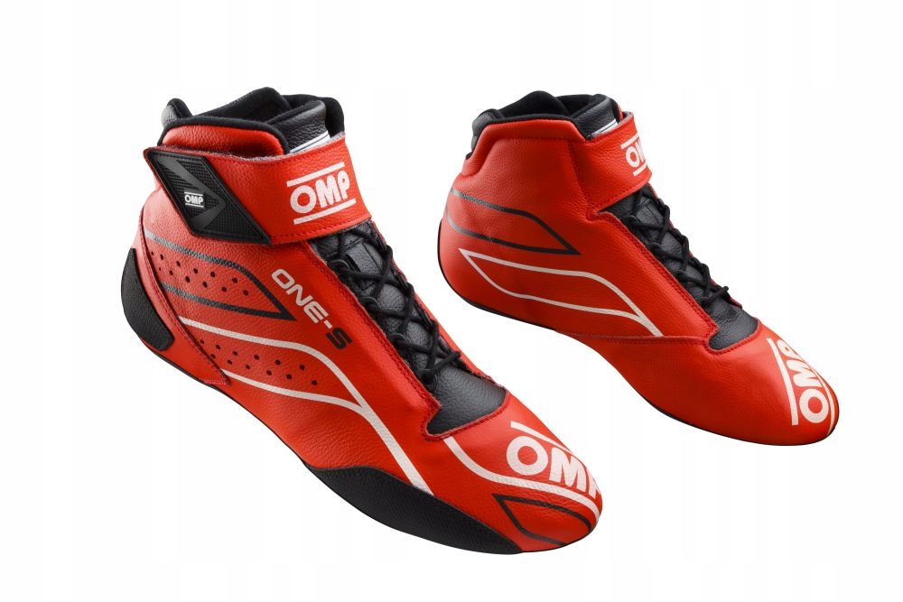 Topánky Omp One-S homologácia Fia 8856-2018 červené veľ 43
