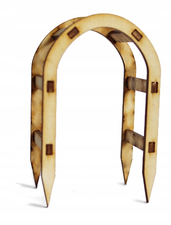 

Pergola dekor las w słoiku ogród 3D szkle sklejki