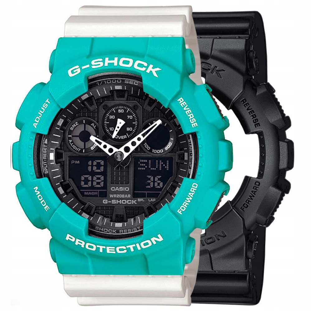 Hodinky Casio G-Shock Set GA-100-1A1ER Bezel 10410475 Řemínek 10366715 20