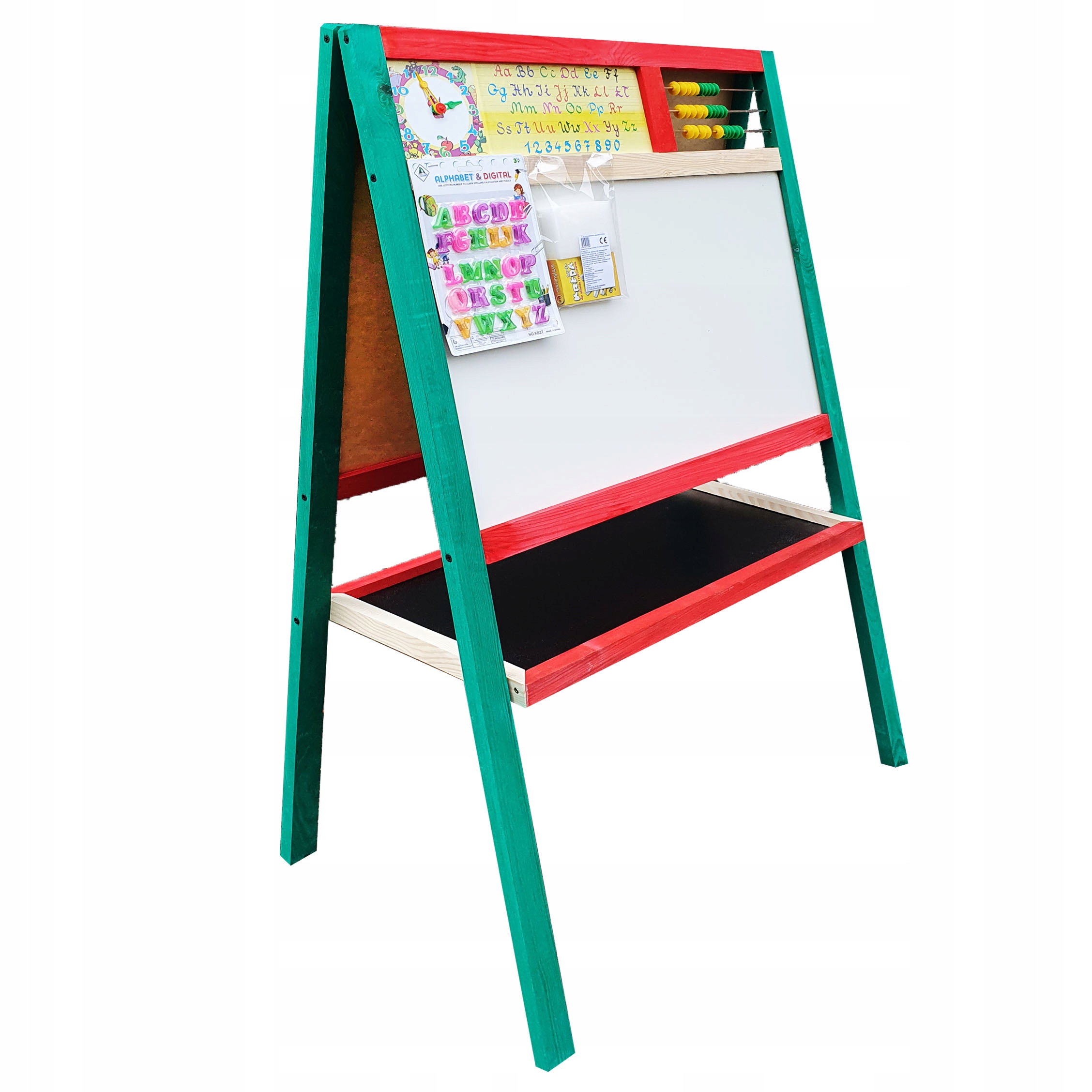 DUŻA TABLICA KREDOWO - MAGNETYCZNA DWUSTRONNA Rodzaj kredowa