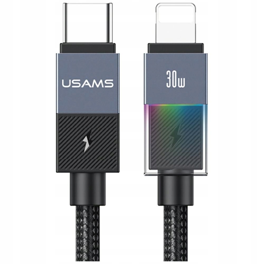 Usams Kabel Usb-c 30W Do Lightning 1.2M Do Telefonów Iphone 12 13 14 15 Pd
