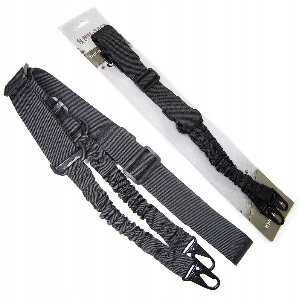 Zawieszenie Taktyczne 2-Punktowe Mil-Tec Bungee Regulowane 40 mm