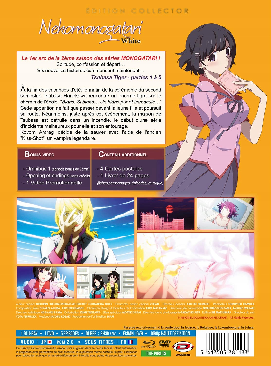 NEKOMONOGATARI WHITE KOLEKCJONERSKA BLU-RAY + DVD Gatunek anime