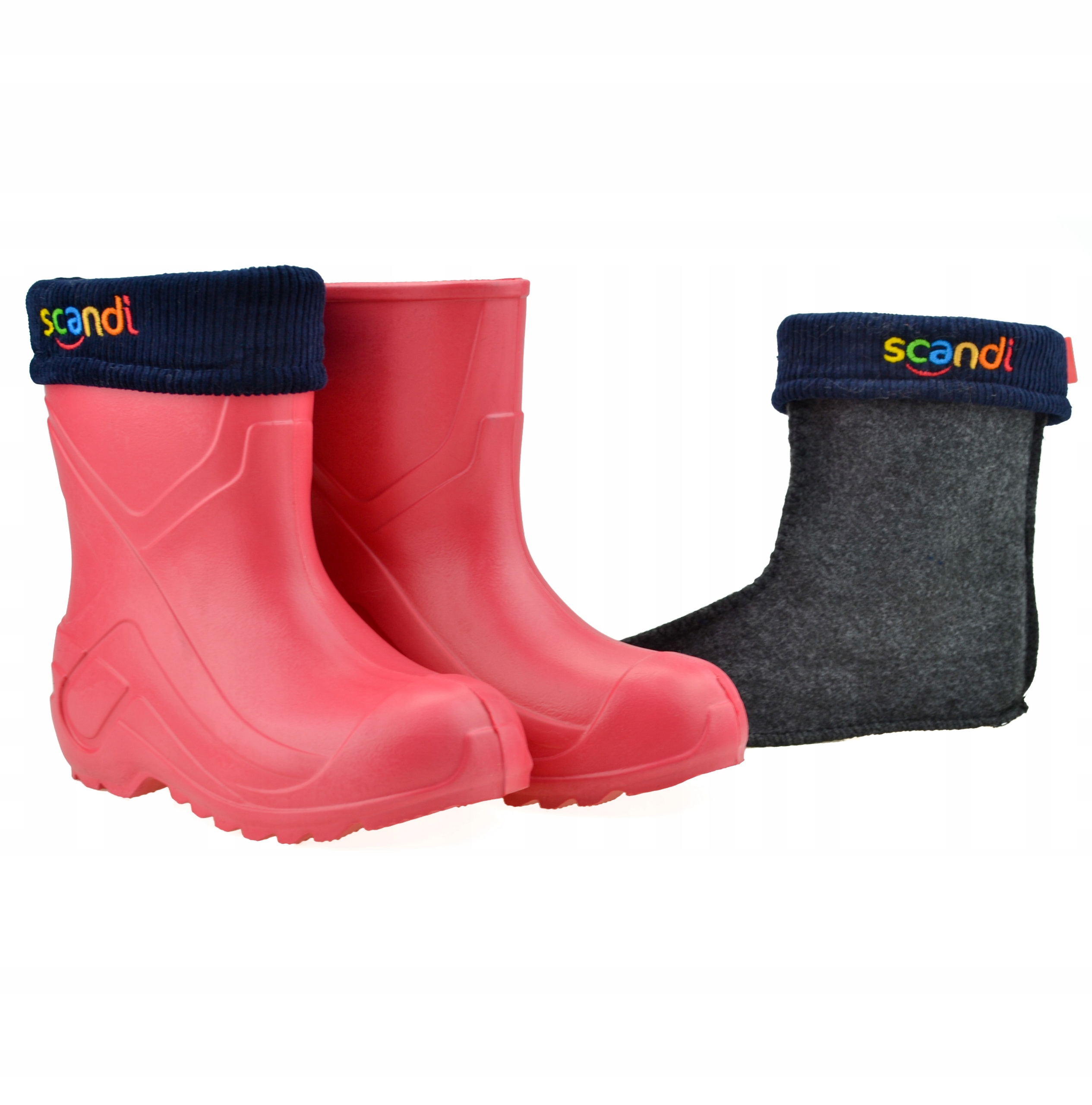 Lekkie kalosze Lemigo SCANDI 29 = 19,8 cm z wyjmowanym ocieplaczem ROSA Marka Lemigo