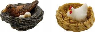 

2 Ptaki w gnieździe- 3,6cm średn./ do figur 8-12cm