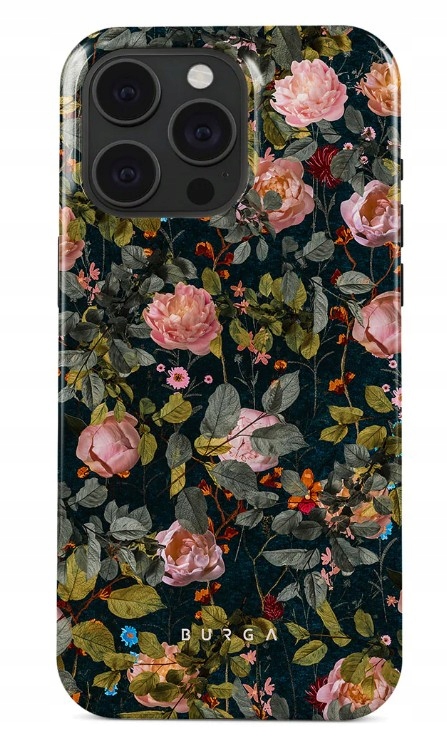 Burga Bloomy Garden Odolné Magsafe pouzdro pro iPhone 15 Pro