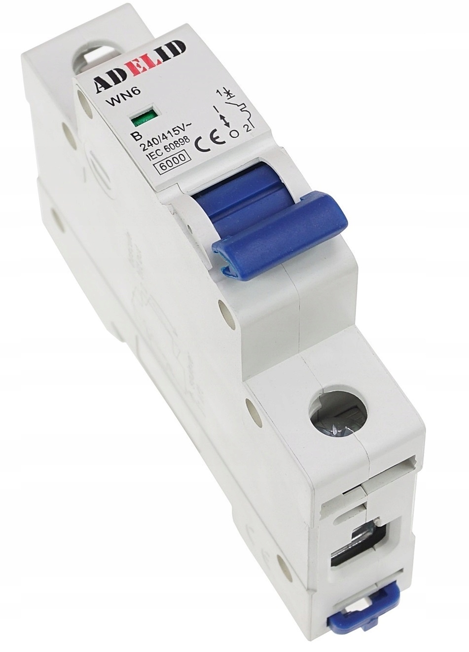 

Wyłącznik Bezpiecznik Nadprądowy B10A 10A Adelid