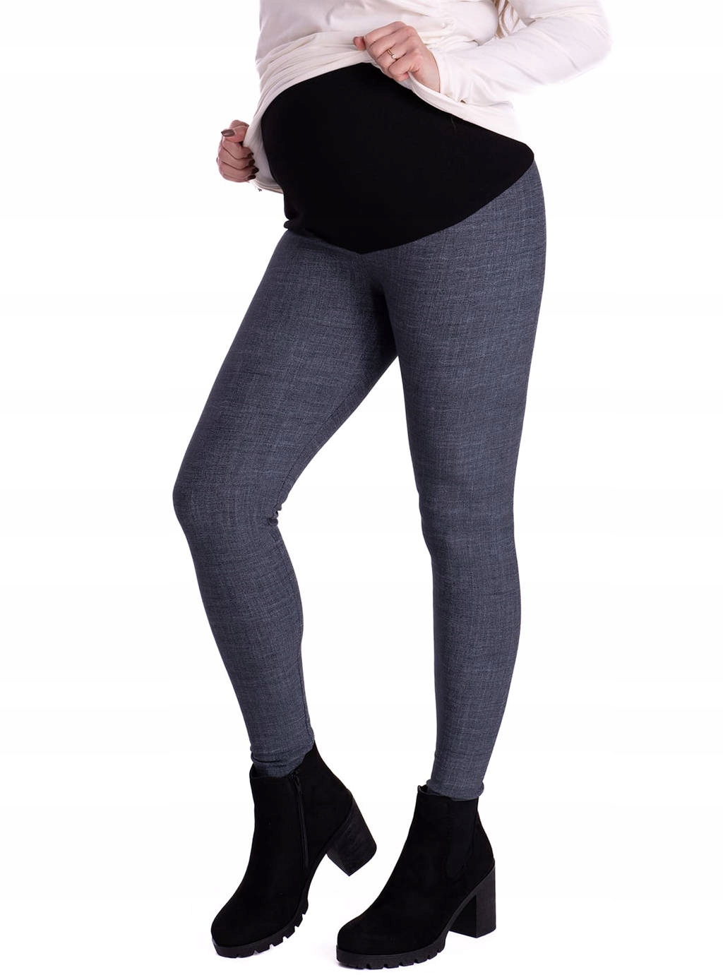 LEGGINSY CIĄŻOWE OCIEPLANE GRUBE GETRY 6XL Rozmiar 6XL