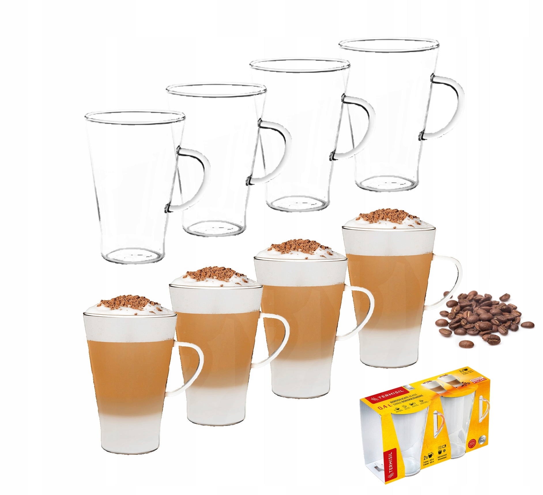

Szklanka żaroodporna Latte komplet 2 sztuk