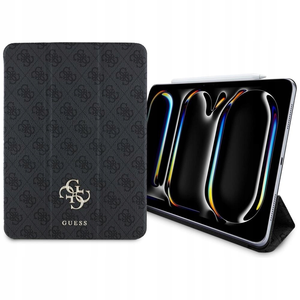 Pouzdro Guess Magnetic pro iPad Pro 11 M4 2024, 4G Big Logo, originální, černé