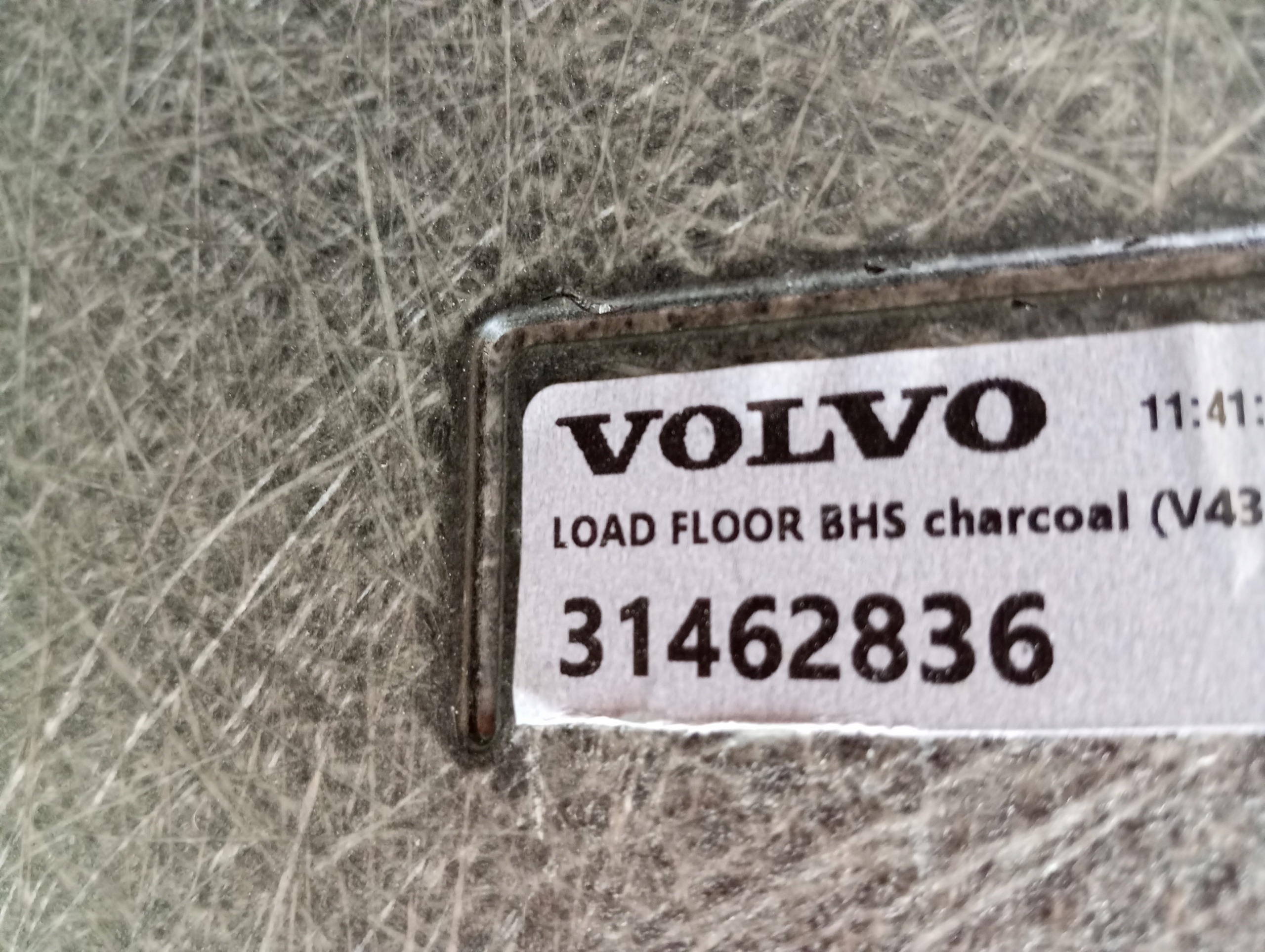 floor boot VOLVO V60 23R 31462836