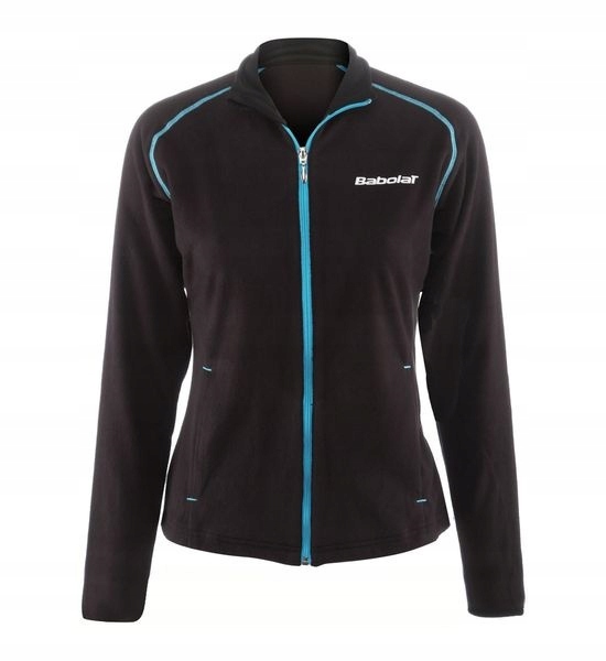 Bluza Dziewczęca Babolat Training Polaire Essential Girl Black 140