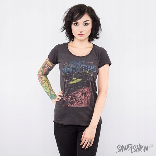 Tričko Amplified Foo Fighters Flying Saucers vel. L Licence