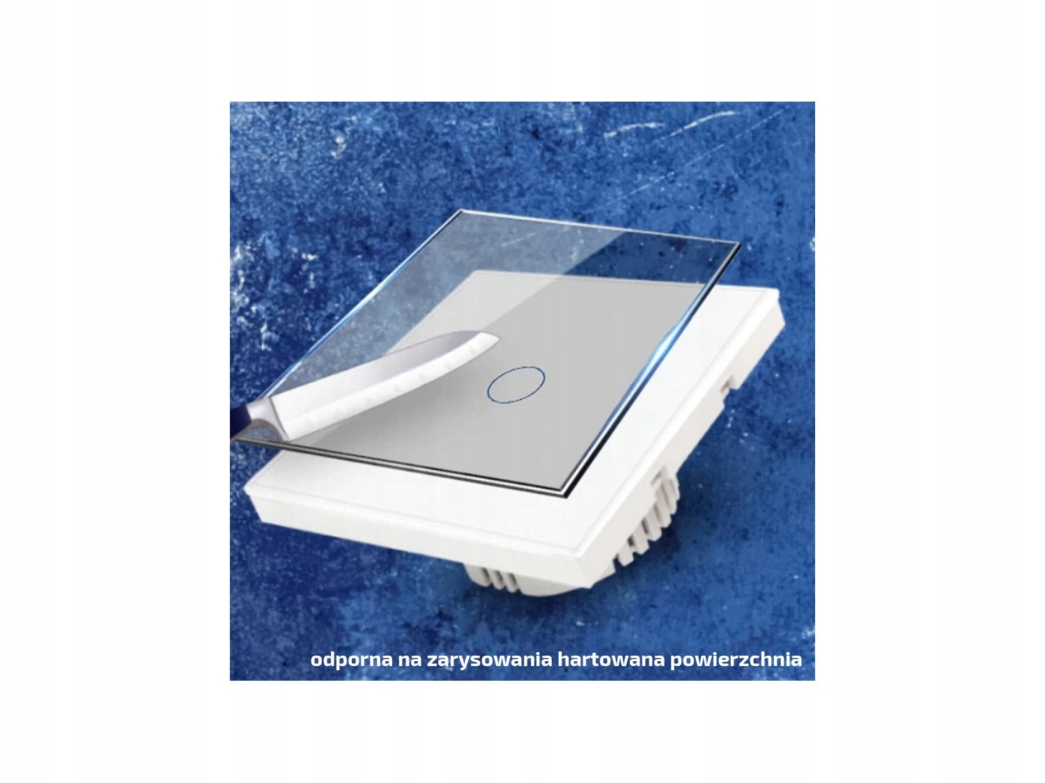 Włącznik Światła Dotykowy Szklany Pojedynczy LED Rodzaj produktu wyłącznik pojedynczy