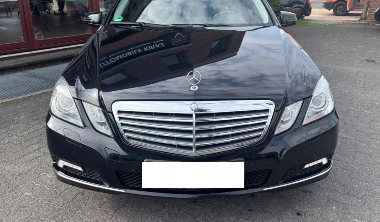c197 XENON EUROPA Mercedes w212 MASKA ZDERZAK LAMPY BŁOTNIK KOMPLETNY PRZÓD
