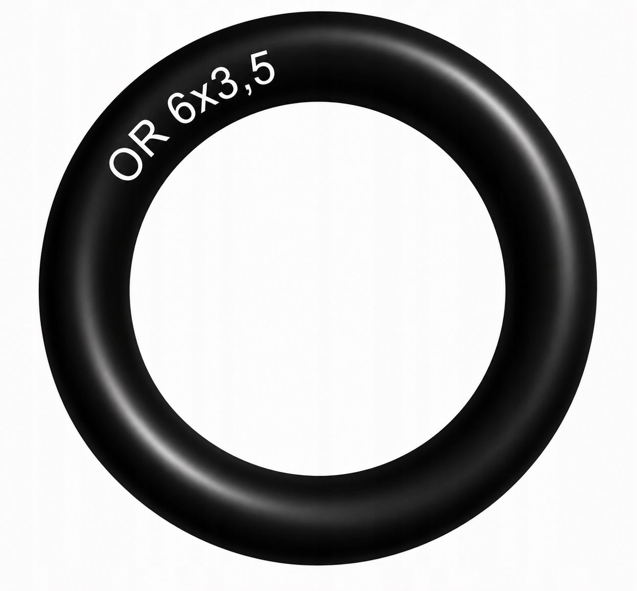 Oring 6x3,5 NBR70 gumowy olejoodporny (10 szt)