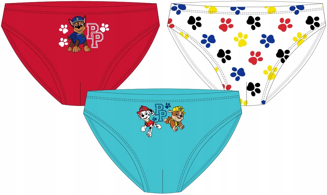 

Majtki Slipy Chłopięce Psi Patrol 3-Pak 110/116