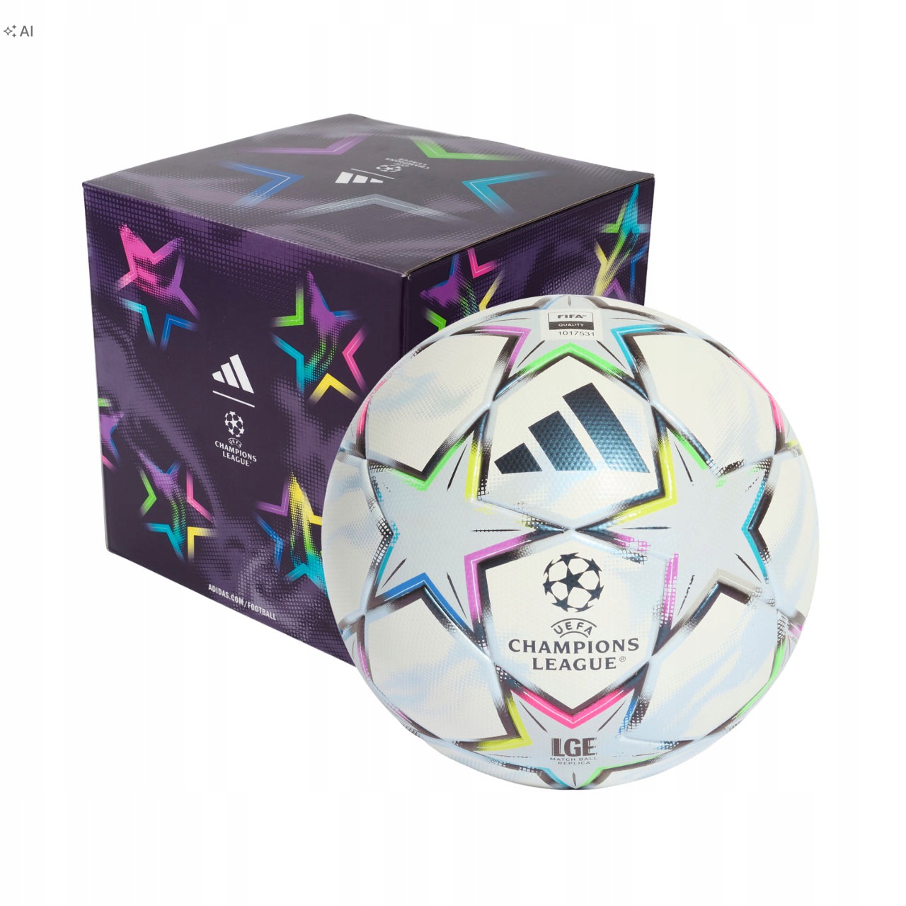 Piłka nożna adidas Ucl League 26/27 League Stage Box KE9771 roz. 5