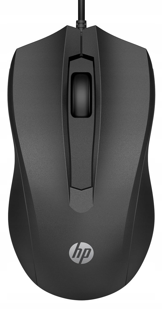 Mysz Hp Wired Mouse 100 przewodowa czarna 6VY96AA