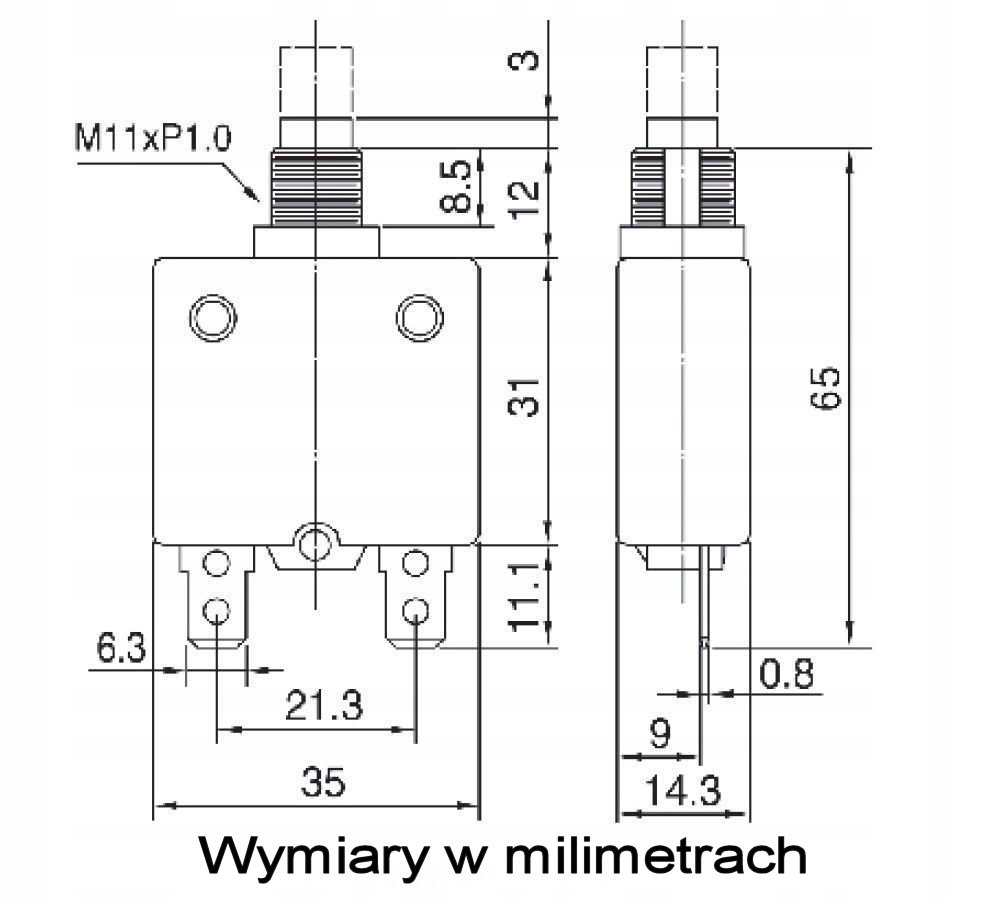 Bezpiecznik automatyczny 40A Stan opakowania oryginalne