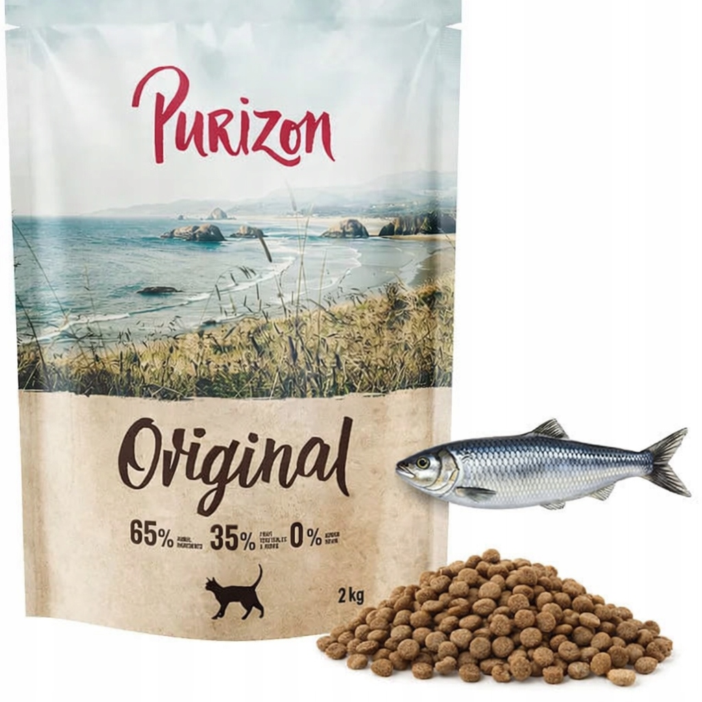 Sucha Karma Dla Kota Purizon Original Fish Ryba Śledź Bez Zbóż 2kg