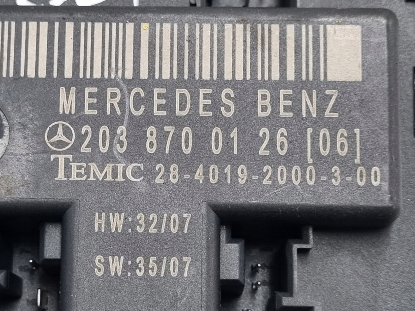 module door front left side Mercedes-Benz CLC CL203 2010 2038700126