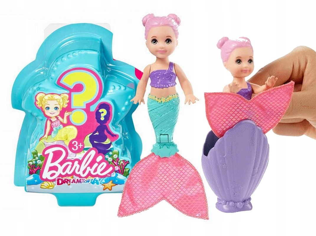

Lalka Barbie Niespodzianka Syrenka W Muszelce