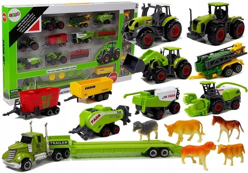 

Ciągnik Traktor Maszyny Rolnicze Zestaw Farmer