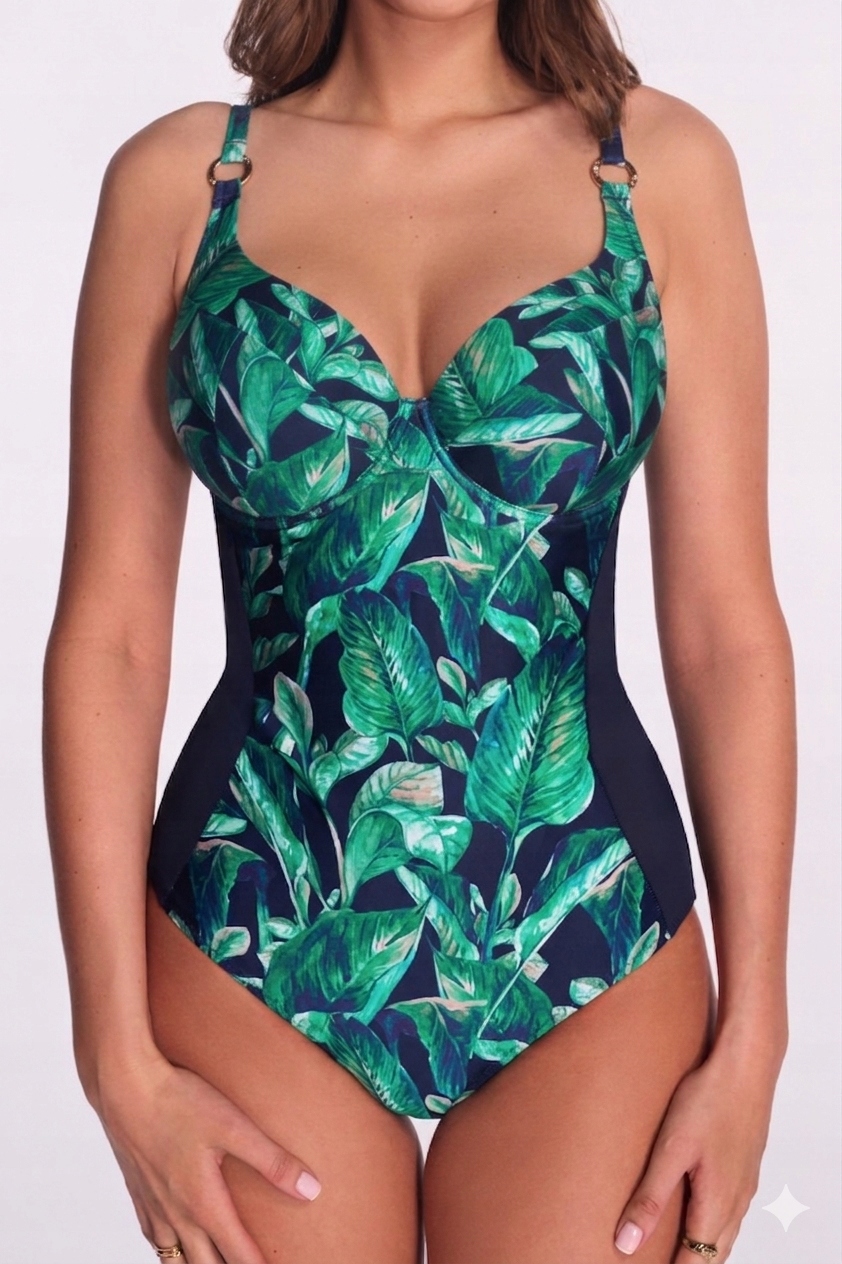 Dámské plavky Ava SKJ-66 Leafine [Velikost 70 G]