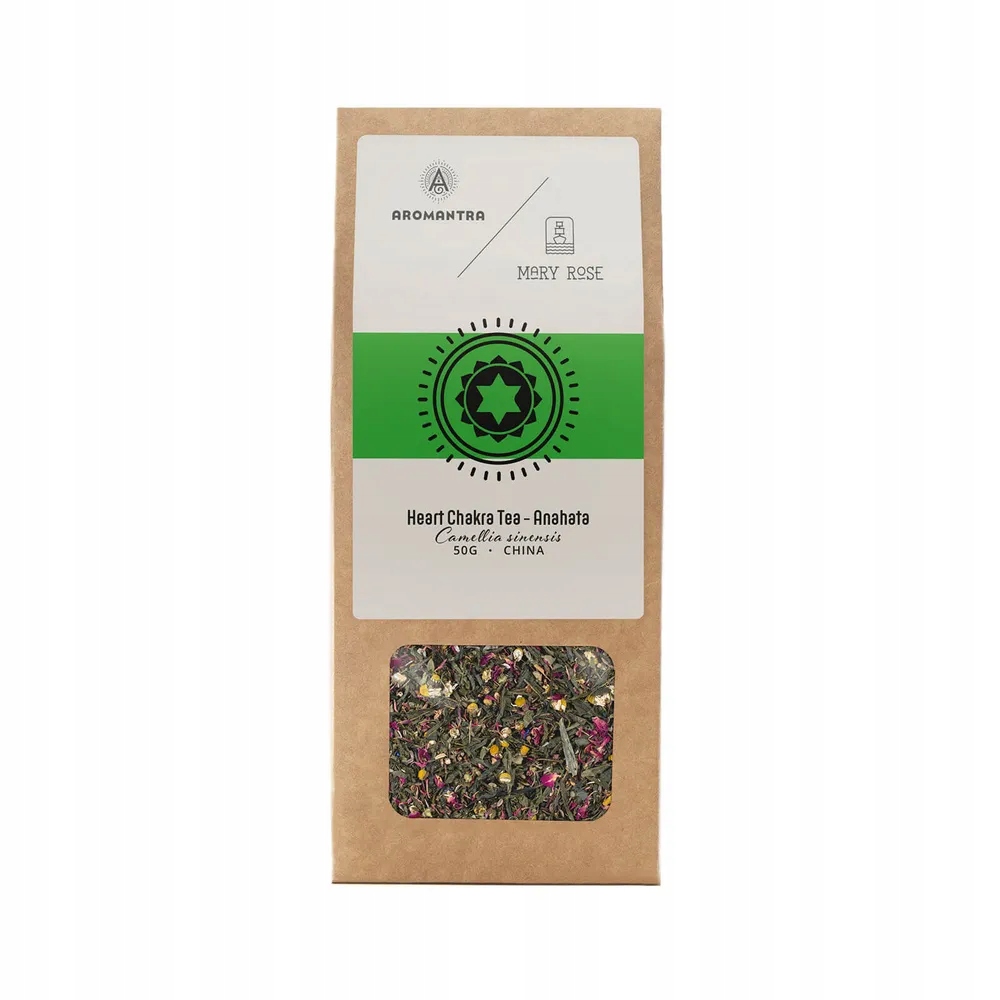Aromantra x Mary Rose – Čaj na čakru srdce Anahata (zelený) 50 g