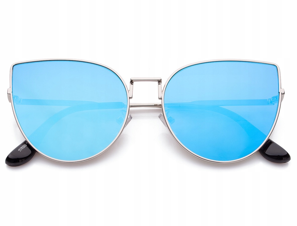 

Kocie Oczy Okulary Damskie Niebieskie Lustrzanki