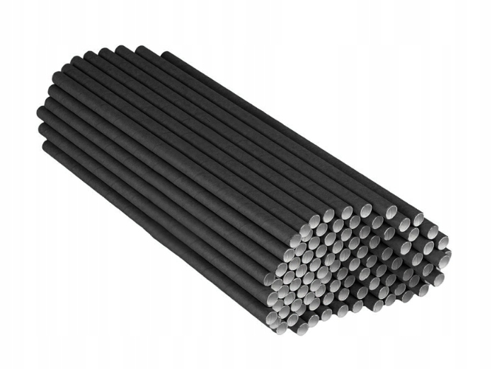 Słomki Rurki papierowe CZARNE eko eco 25 szt EAN (GTIN) 5906800113115