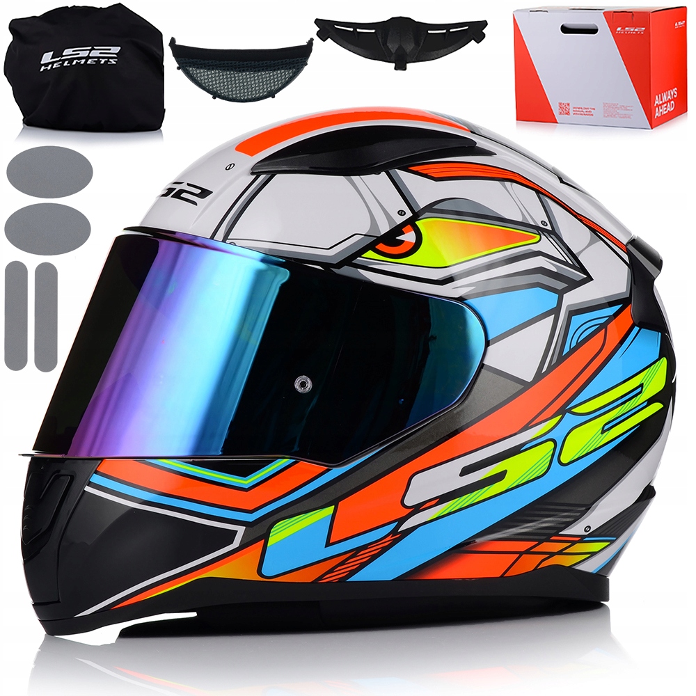 Motocyklová Prilba LS2 FF353 Rapid II Xdron System Pinlock 22.06 2x Sklo