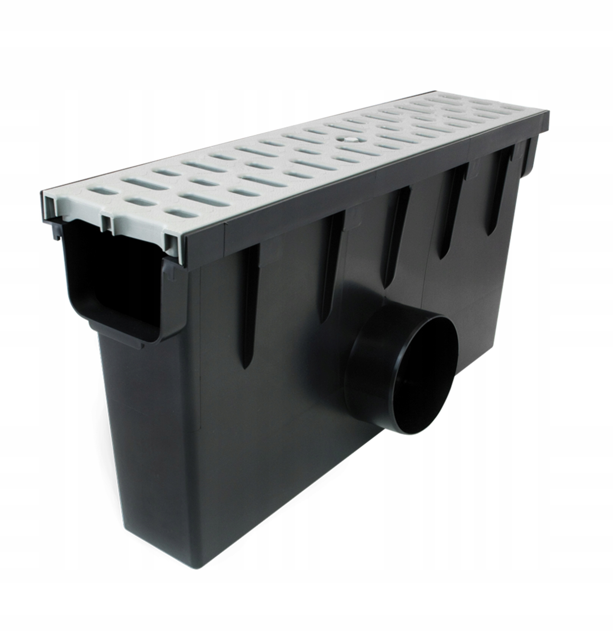 Lineární odvodňovací šachta s mřížkou Popiel Pp A15 až 1,5 Tony 1000x98