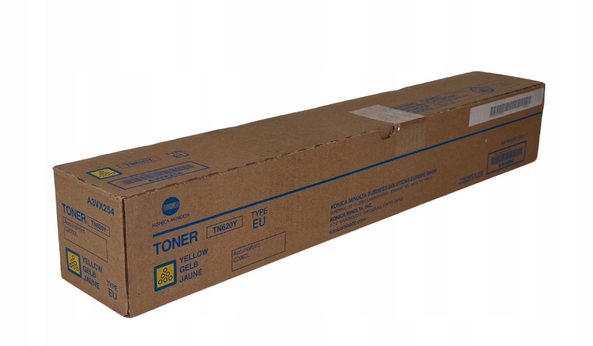 Toner Konica Minolta TN-620 A3VX254 Y Originál C2060L