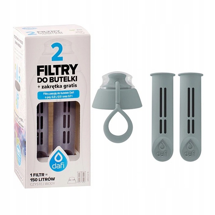 

Filtr do butelki Dafi Szary (2szt. nakrętka)