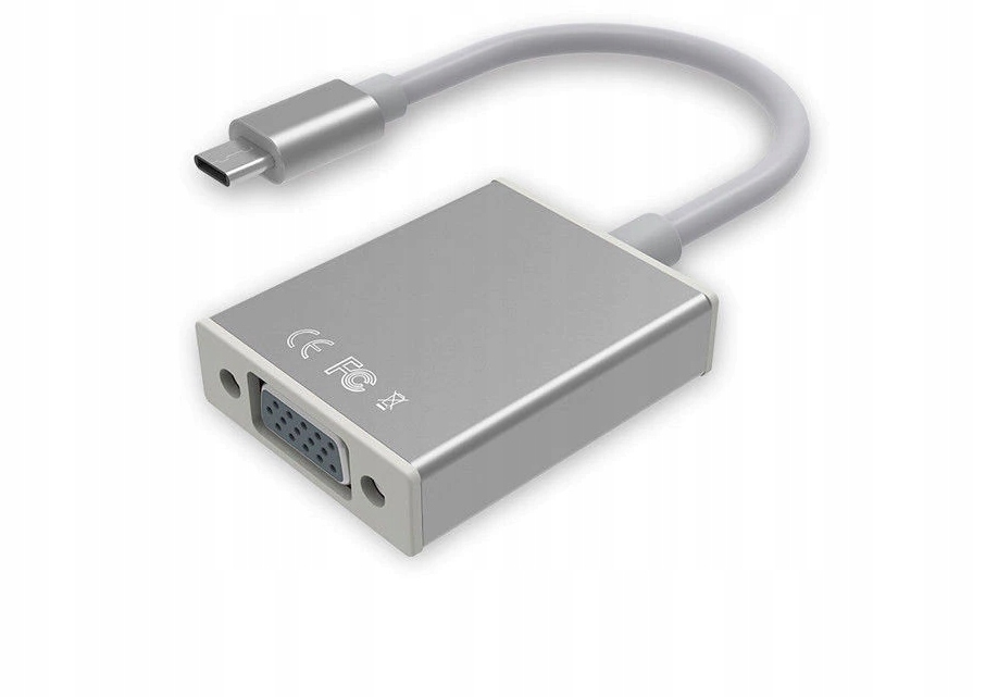 Kabel Adapter z USB-C USB 3.1 Typ C do VGA