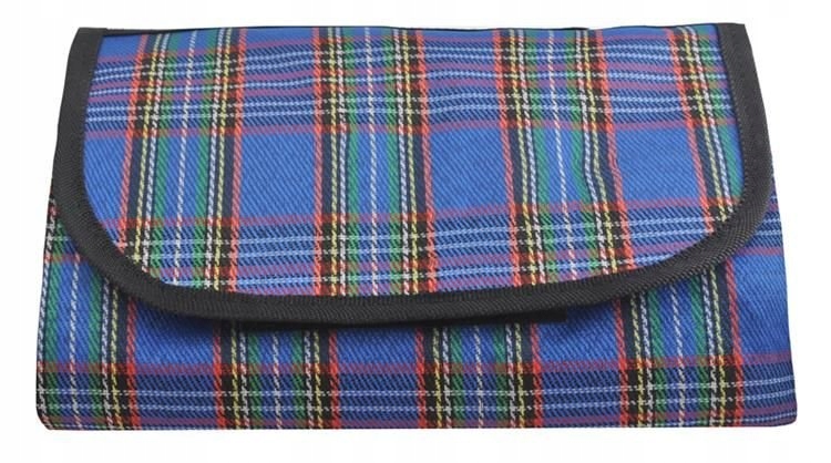 Mata piknikowa 145x180 basic - niebieska