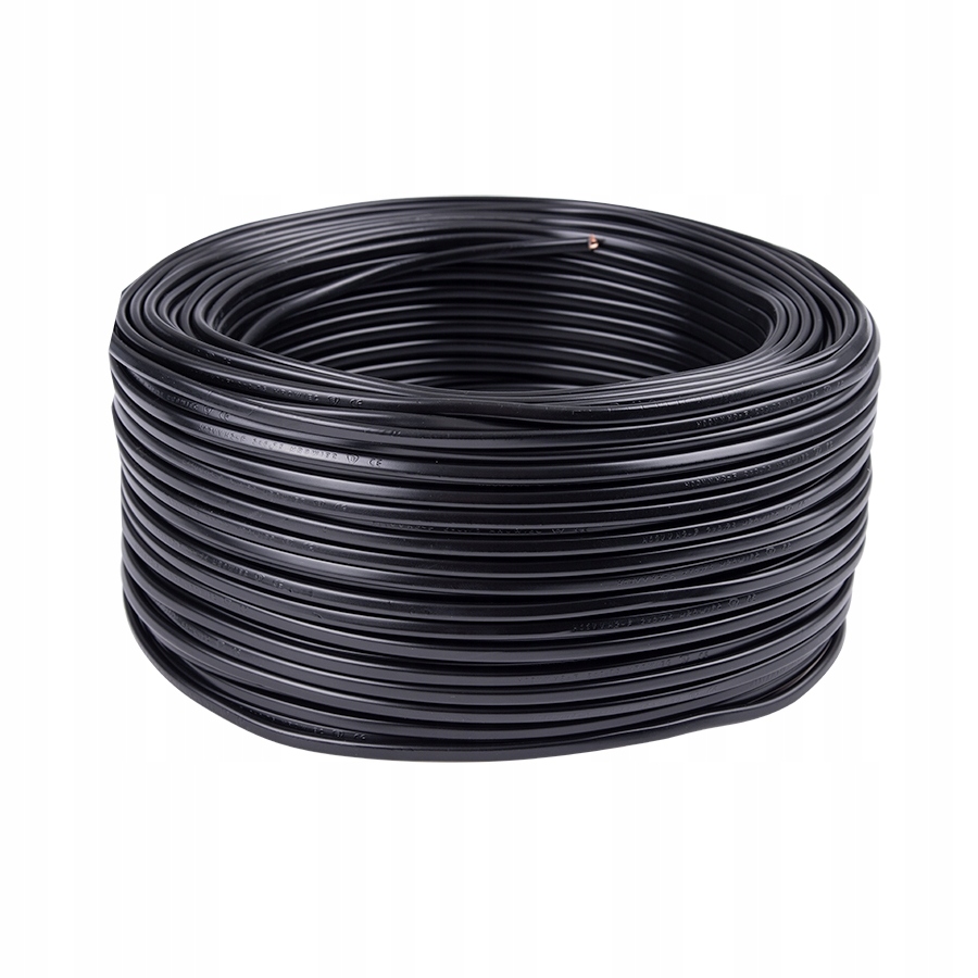 Kábel Do 230V 2x0.75 Čierny Balenie 100 Mb