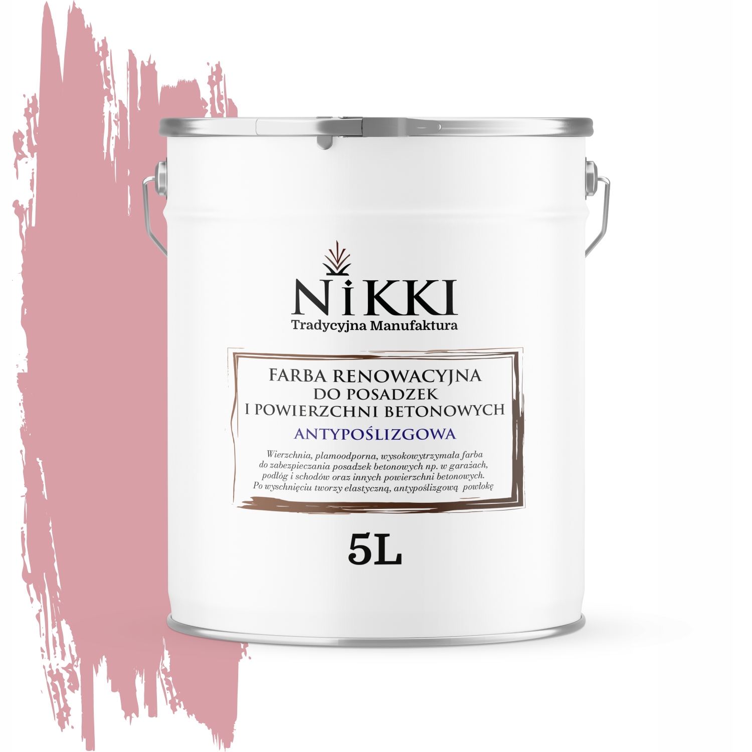 Renovačná Farba Na Podlahy Protišmyková Uv Ružová Svetloružová 3015 Mat 5 L