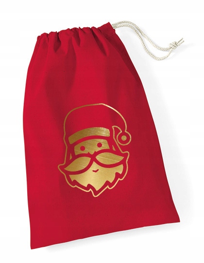 worek Mikołaja czerwony XXS 10x15 cm na prezent