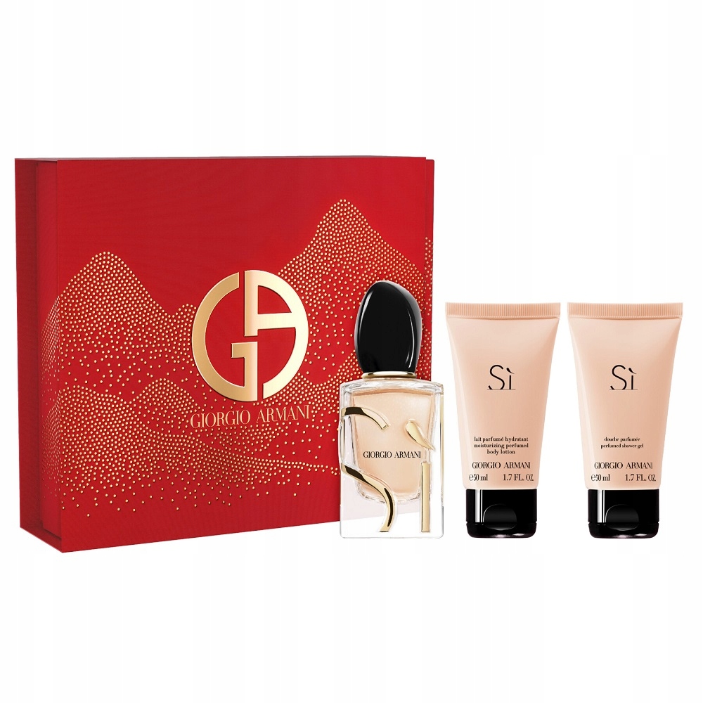 Giorgio Armani Si Edp 50 ml Tělový Balzám 50 ml Sprchový Gel 50 ml