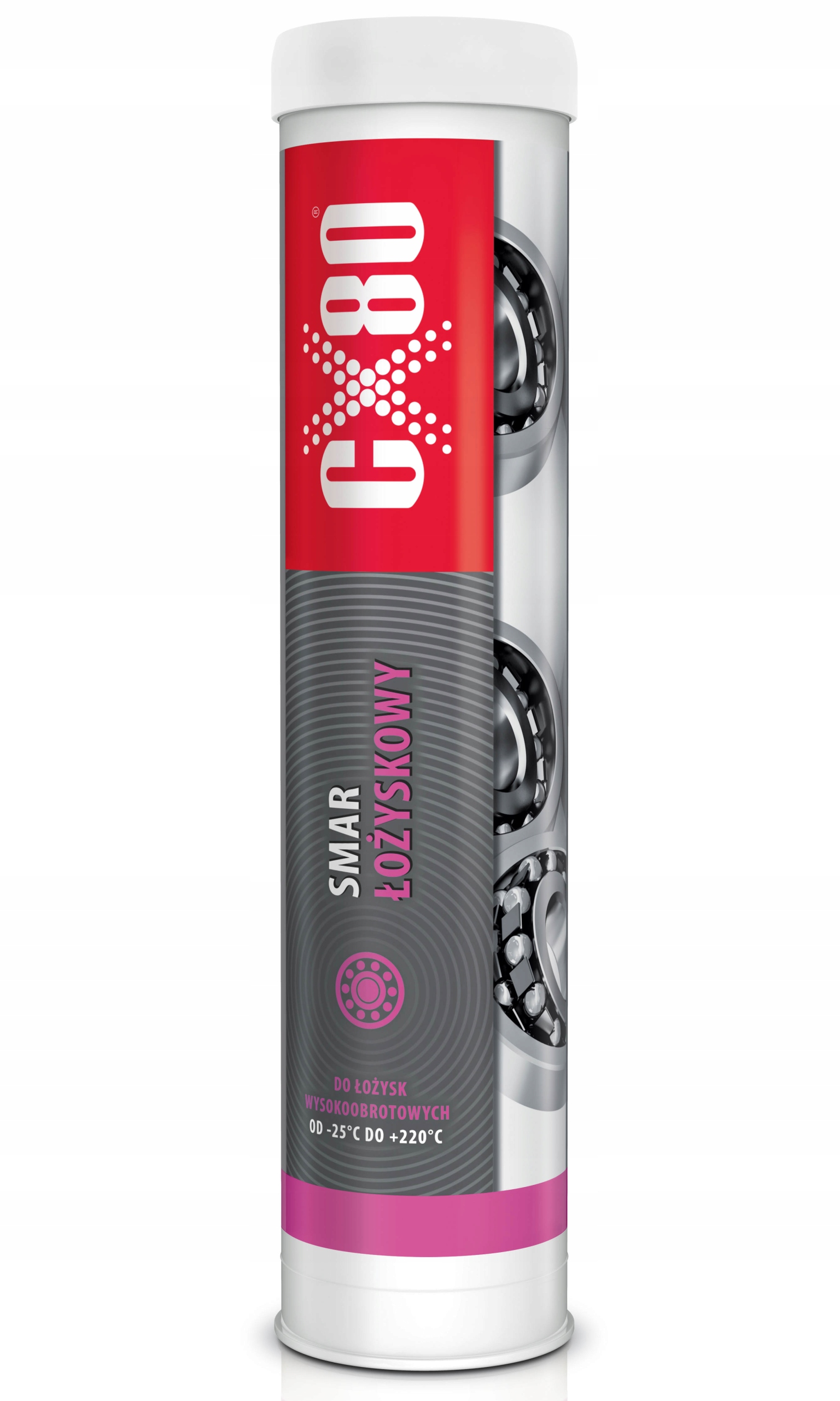 SMAR DO ŁOŻYSK WYSOKOOBROTOWYCH CX80 KARTUSZ DO SMAROWNICY 400G