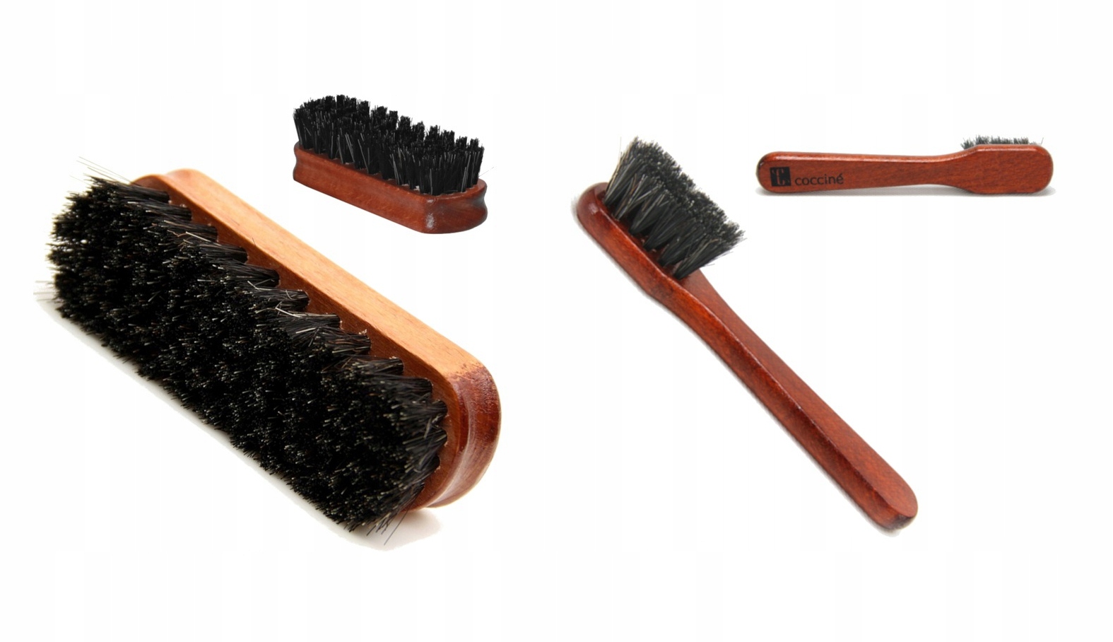 ZESTAW SZCZOTEK DO CZYSZCZENIA POLEROWANIA OBUWIA